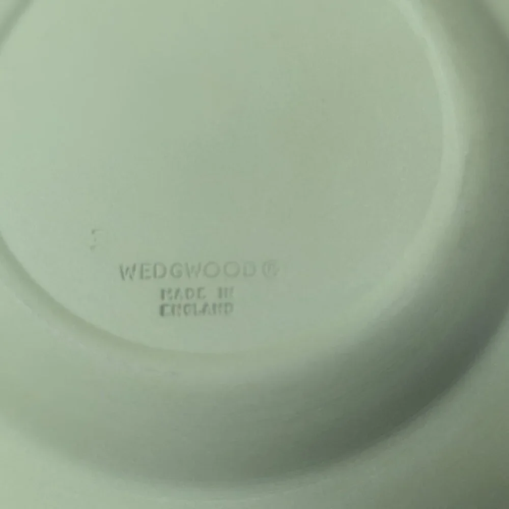 Wedgwood Two Different Jasperwood Ashtrays Black Green White Horse Light Wear - Picture 10 of 10